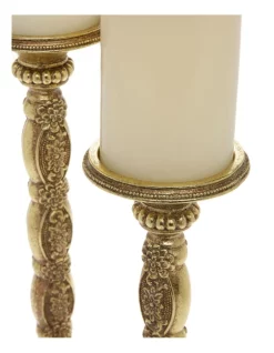 Flash Sale 😍 Myer Giftorium Heirloom Set Of 2 Antique-Style Candlesticks In Gold 26cm ✔️ -The Christmas Shop Sales unnamed file 260