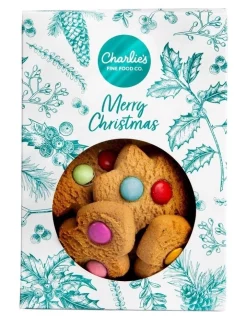 Hot Sale ⭐ Charlies Cookies Gingerbread Trees With Natural Coloured Smarties 🛒
