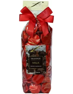 Cheap 💯 Fardoulis Chocolates Stars Milk Chocolate Cellophane Gift Bag Red 250g 🎉