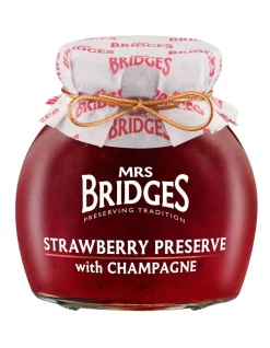 Promo 🌟 Mrs Bridges Strawberry Preserve With Champagne 👍
