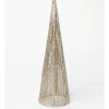 Outlet ⭐ Myer Giftorium LED Gold-tone Thread Wrapped Cone Decoration In Gold ⭐ -The Christmas Shop Sales unnamed file 273