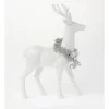 Discount ⌛ Australian House & Garden Eucalyptus Glittered Standing Reindeer W/ Wreath Decoration In White ⌛