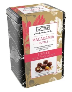 Budget 👍 Patons Milk Chocolate Macadamia Royals Gift Tin 130g 🎁