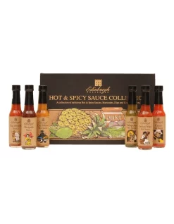 Outlet 👍 Edinburgh Preserves Edinburgh Hot & Spicy Sauce Collection Box 354g 🔔 -The Christmas Shop Sales unnamed file 2772
