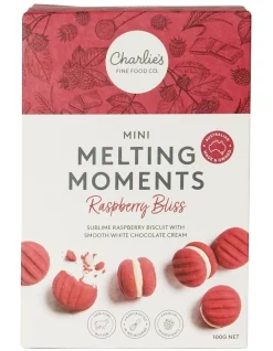 Brand new 🌟 Charlies Cookies Mini Melting Moment Raspberry Bliss 100g ✨