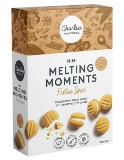 Promo 🤩 Charlies Cookies Mini Melting Moment Spiced Brandy Butter 100g 👍