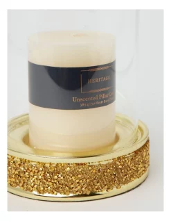 Best Sale 💯 Myer Giftorium Luxe Glass Hurricane Candle Holder In Gold 🧨 -The Christmas Shop Sales unnamed file 293
