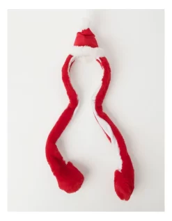 Outlet โจ Myer Giftorium Merry & Bright Fabric Santa Headband W/ PumpRed: 60cm ๐