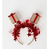 Discount ⌛ Myer Giftorium Merry & Bright Fabric Bouncy Git Box Headband 21 Cm In Red 😀 -The Christmas Shop Sales unnamed file 2944