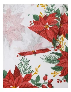 Promo ✔️ The Cooks Collective 🎄 Christmas Novelty Tea Towel Set Of 3 Poinsettia 🔔 -The Christmas Shop Sales unnamed file 2963