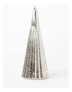 Coupon π Australian House & Garden Eucalyptus Mercurised Glass W/LED Tree Table DecorationSilver: 20cm π