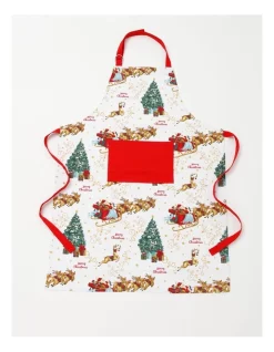 Discount ๐ The Cooks Collective ๐ Christmas Novelty Apron Festive Santa ๐