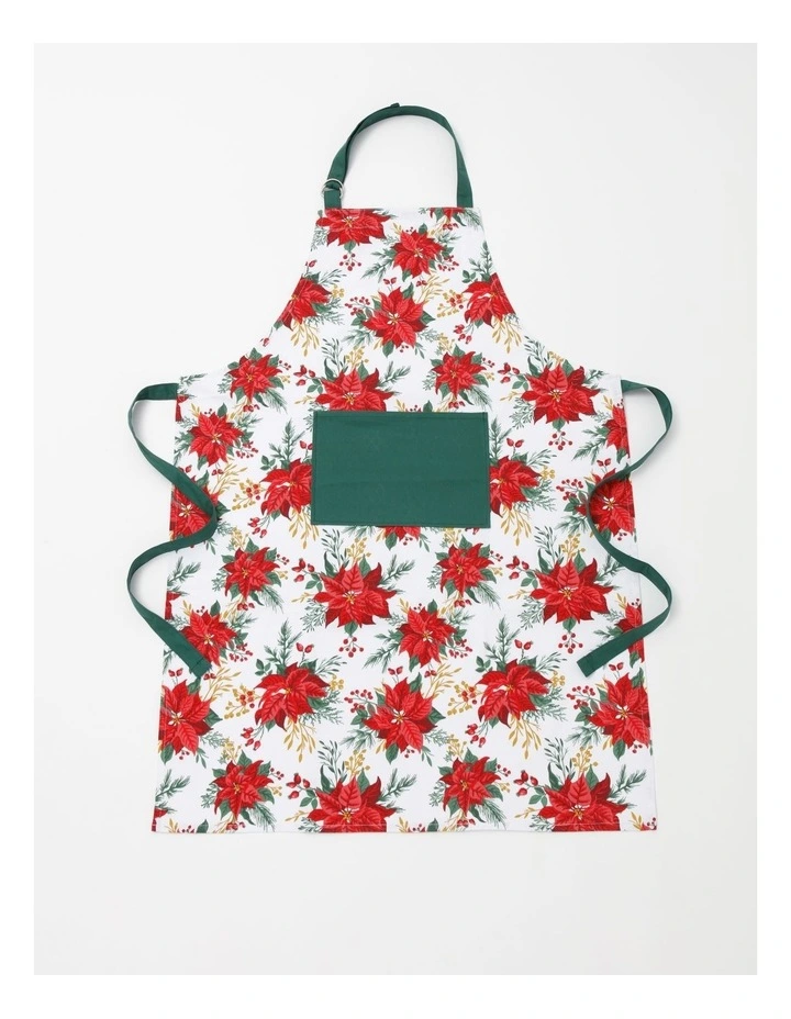 Outlet โ๏ธ The Cooks Collective ๐ Christmas Novelty Apron In Poinsettia ๐ 3 Outlet โ๏ธ The Cooks Collective ๐ Christmas Novelty Apron In Poinsettia ๐