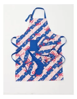 Cheapest โ๏ธ The Cooks Collective ๐ Christmas Novelty Gift Set In Blue/Pink Stripe ๐