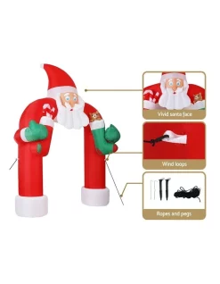 Wholesale ⭐ Jingle Jollys Inflatable 🎅 Christmas Santa Archway In Multi ⌛ -The Christmas Shop Sales unnamed file 3020