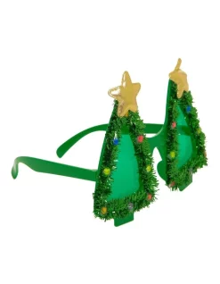 Buy 🎁 Myer Giftorium Merry & Bright Green Tinsel Tree Plastic Party Glasses ⌛ -The Christmas Shop Sales unnamed file 3034