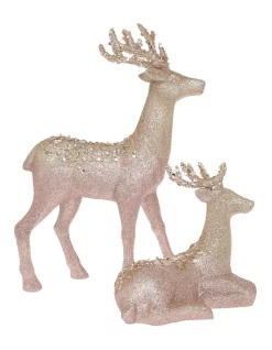 Budget 🧨 Myer Giftorium Luxe Assorted Glitter Reindeer Decoration 25cm 🔔 -The Christmas Shop Sales unnamed file 304