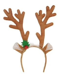 Hot Sale ✔️ Myer Giftorium Merry & Bright Fabric Novelty Antler Headband: 34 Cm 💯