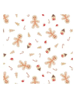 Deals 👏 Myer Giftorium M&B Gingerbread Man Wrap 3m 2 Pack In Multi 😉 -The Christmas Shop Sales unnamed file 3050