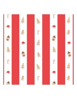 Deals 👏 Myer Giftorium M&B Gingerbread Man Wrap 3m 2 Pack In Multi 😉 -The Christmas Shop Sales unnamed file 3051