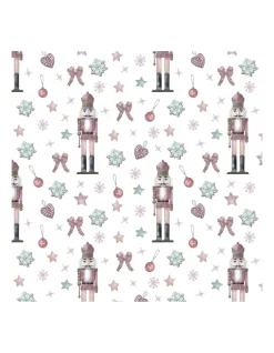 Best Pirce 🤩 Myer Giftorium Luxe Snowflake/Nutcracker Wrap 3m 2 Pack In Multi ✨ -The Christmas Shop Sales unnamed file 3055