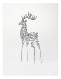 Outlet 👏 Myer Giftorium Luxe Bejewelled Glitter Standing Reindeer Decoration 👏 -The Christmas Shop Sales unnamed file 308