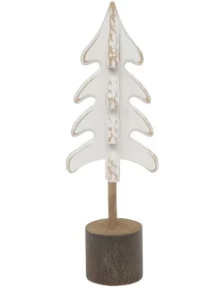 Discount π Australian House & Garden Eucalyptus Small Whitewashed Wood Tree Decoration π