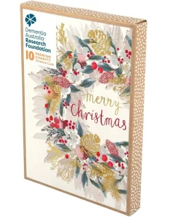 Best deal 🎉 Simson 🔔 Christmas, Charity, Dementia Australia Research Foundation, 🔔 Christmas Wreath, Boxed Cards 🤩