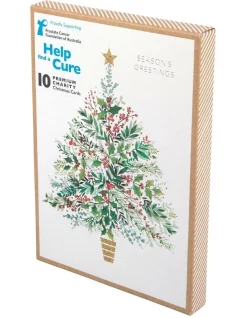 Best deal 🔔 Simson 🔔 Christmas, Charity, Prostate Cancer Foundation Of Australia, Holly 🔔 Christmas Tree, Boxed Cards 💯