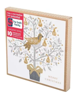 Cheapest 🔔 Simson 🔔 Christmas, Charity, The Smith Family, Partridge In A Pear Tree, Boxed Cards 🛒
