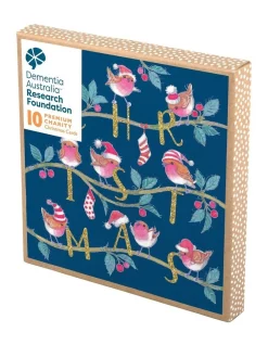 Budget 😀 Simson ❄ Christmas, Charity, Dementia Australia Research Foundation, ❄ Christmas Robins, Boxed Cards 🥰