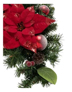Cheapest 🌟 Myer Giftorium Heirloom Poinsettia Swag 🛒 -The Christmas Shop Sales unnamed file 323