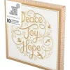 New 👏 Simson 🎁 Christmas, Charity, Ovarian Cancer, Peace, Joy, Hope Typography, Boxed Cards 👍