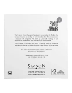 New 👏 Simson 🎁 Christmas, Charity, Ovarian Cancer, Peace, Joy, Hope Typography, Boxed Cards 👍 -The Christmas Shop Sales unnamed file 3245