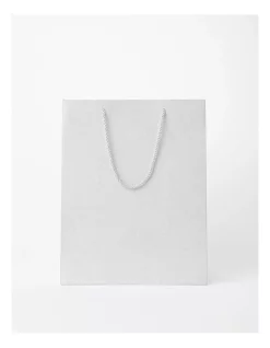 Best Pirce 😍 Myer Giftorium Large Glitter Gift Bag In Silver 😉