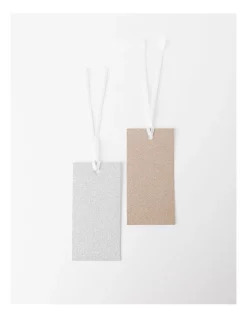 Cheapest 😉 Myer Giftorium Glitter Gift Tags 10 Pack In Champagne/Silver 🎁