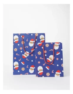 Best Sale 😀 Myer Giftorium Medium M&B Santa Gift Bag 🥰 -The Christmas Shop Sales unnamed file 3296