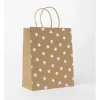 Discount ✨ Australian House & Garden Medium Eucalyptus Foiled Stars Gift Bag In Brown/Silver 😍 -The Christmas Shop Sales unnamed file 3304