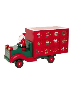 New 𧨠Myer Giftorium Heirloom π Christmas Truck Advent Calendar In Red π