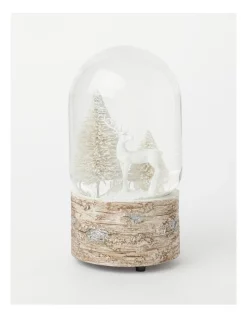 Flash Sale 🔔 Australian House & Garden Eucalyptus Polyresin Reindeer W/ Trees Musical SnowglobeWhite: 18 Cm ⌛