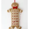 New ✔️ Myer Giftorium Merry & Bright Plush 60cm Gingerbread Hanging Advent Calendar In Brown 🎉 -The Christmas Shop Sales unnamed file 413