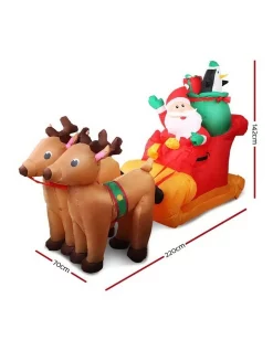 Cheapest 🤩 Jingle Jollys Inflatable Santa Sleigh Ride 😀 -The Christmas Shop Sales unnamed file 463