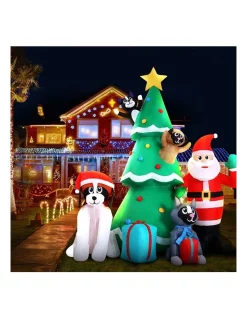 Budget 🤩 Jingle Jollys 🎅 Christmas Inflatable Tree 🎉