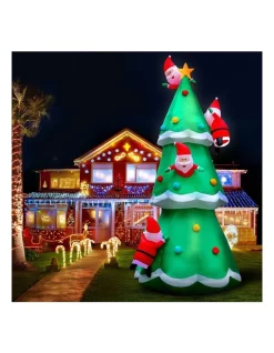 Wholesale 🔔 Jingle Jollys Inflatable Santa On ❄ Christmas Tree 👍