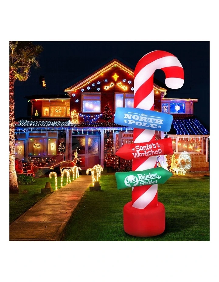 Best Pirce π Jingle Jollys Infaltable Santa Gide Pole 𧨠2 Best Pirce π Jingle Jollys Infaltable Santa Gide Pole π§¨