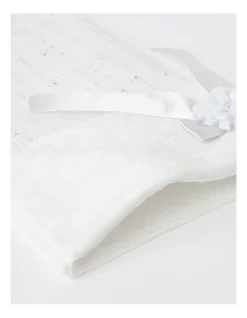 Cheapest 👍 Myer Giftorium Luxe Fabric Sequin 42cm Stocking In White ⭐ -The Christmas Shop Sales unnamed file 50