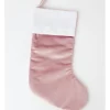Outlet 🥰 Myer Giftorium Luxe Fabric Velvet 50cm Stocking With Contrast Cuff Stocking In Pink 🎉 -The Christmas Shop Sales unnamed file 52