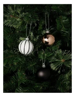Buy 😍 Myer Giftorium Merry & Bright Shatterproof Baubles 25 Pack In Multi ✨