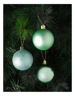 Brand new 😍 Myer Giftorium LX 10 Pk Shatterproof BaublesMint: 6cm ⭐