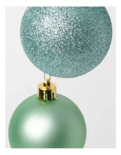 Brand new 😍 Myer Giftorium LX 10 Pk Shatterproof BaublesMint: 6cm ⭐ -The Christmas Shop Sales unnamed file 539